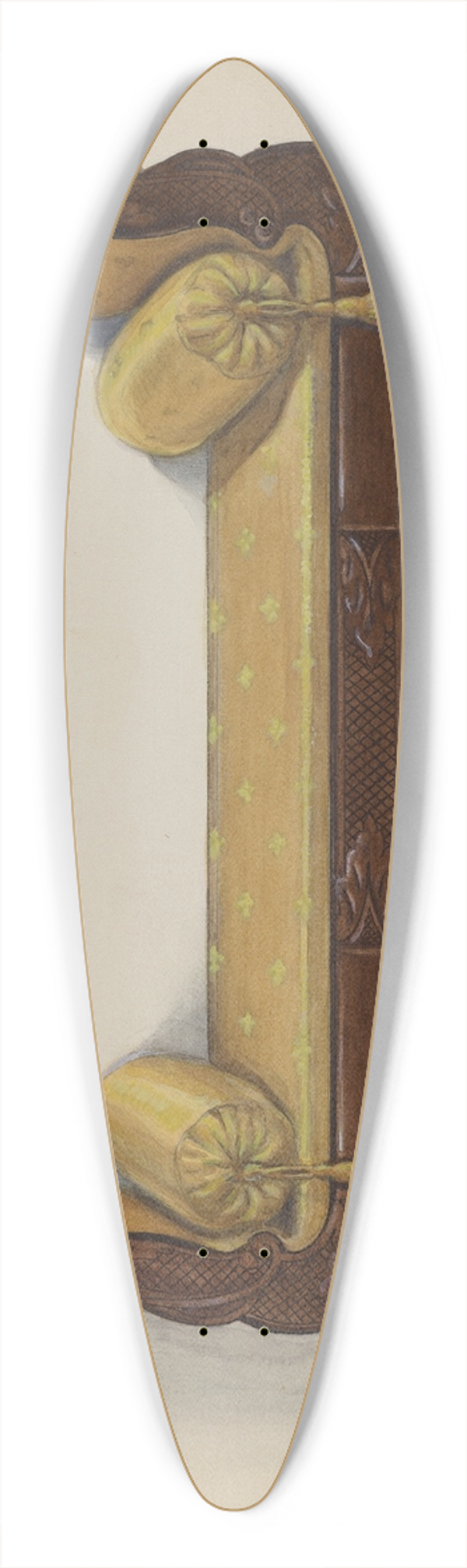 Charles Cullen - Settee 39.3 inch art pintail longboard deck