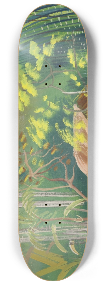 Boris Grigoriev - Native Hut, Brazil 8.25 inch art skate deck