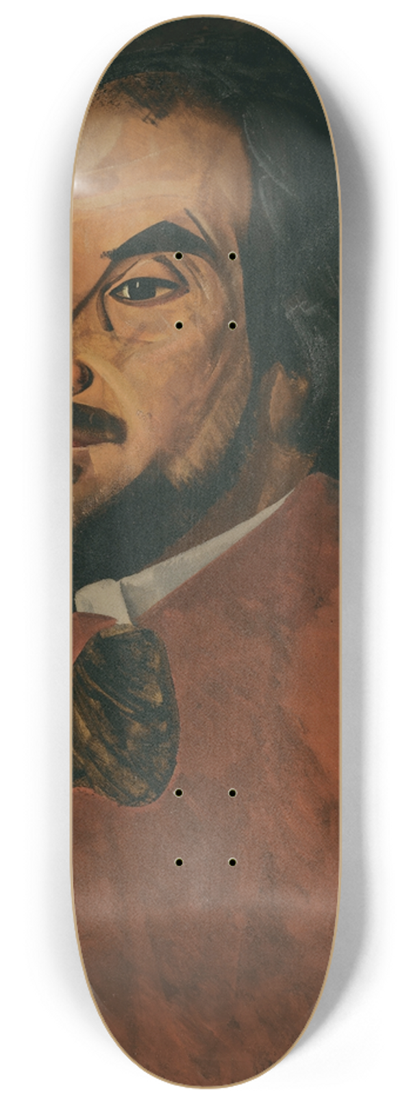 Boris Grigoriev - Portrait of An Actor Said To Be Nikolai Alexandrov 8.25 inch art skate deck