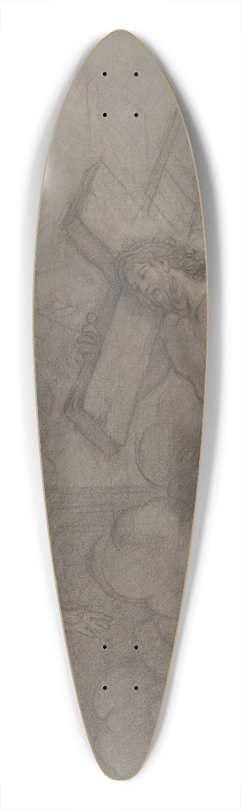 Charles De La Fosse - The Vision of St. John of the Cross 39.3 inch art pintail longboard deck