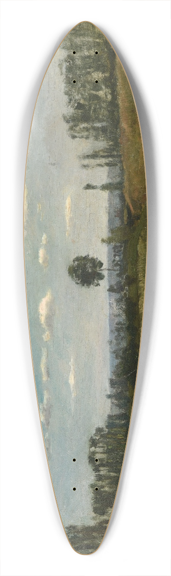 Charles Franois Daubigny - Paysage 39.3 inch art pintail longboard deck