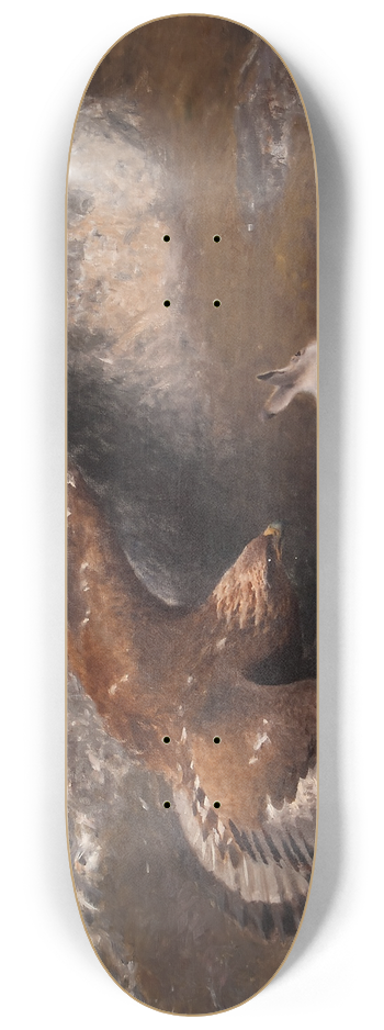Bruno Liljefors - Eagle and Hare 8.25 inch art skate deck