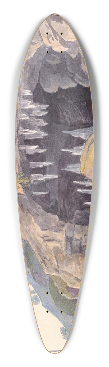 Charles Hamilton Smith - Grollo of St. Anthony under Cape San Antonio 39.3 inch art pintail longboard deck