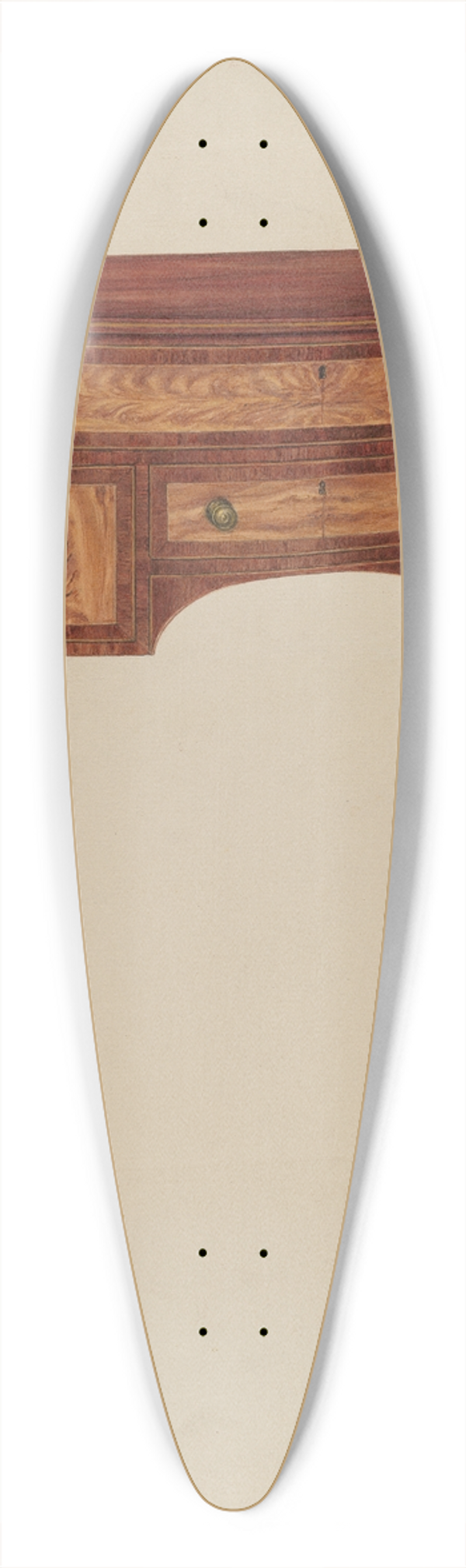Charles Henning - Dressing Table 39.3 inch art pintail longboard deck