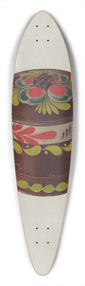 Charles Henning - Toleware Sugar Bowl 39.3 inch art pintail longboard deck