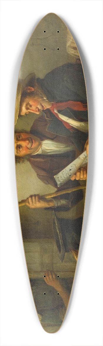Charles Hunt - Donkey and dealer 39.3 inch art pintail longboard deck