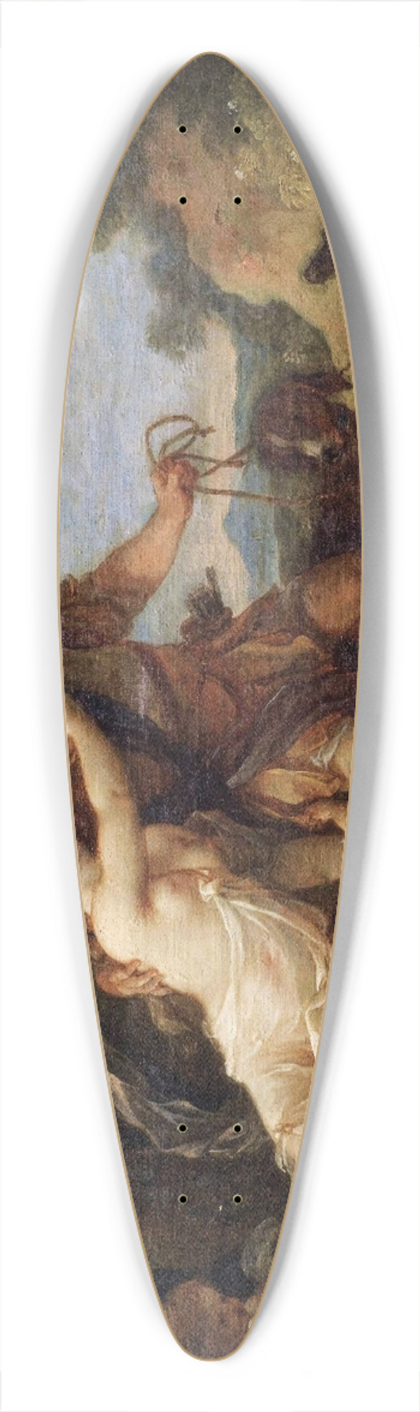Charles-Joseph Natoire - Venus Andadonis 39.3 inch art pintail longboard deck