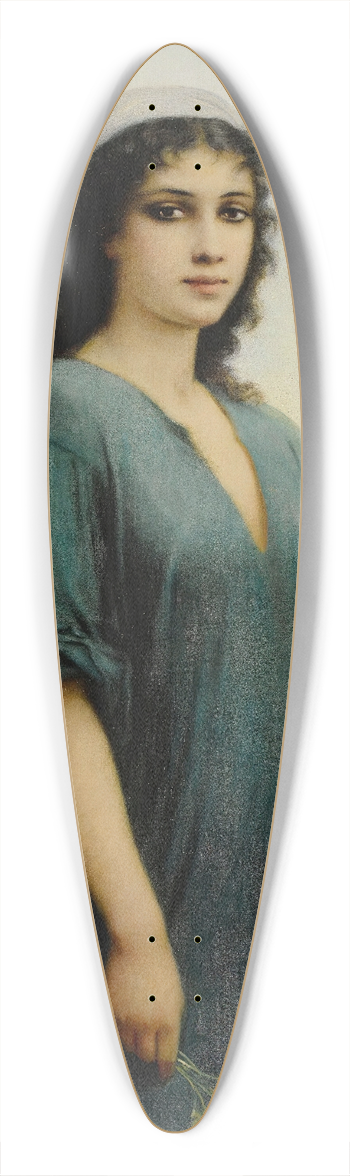 Charles Landelle - The gleaner 39.3 inch art pintail longboard deck