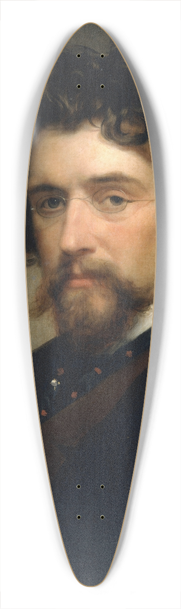 Charles Loring Elliott - Mathew B. Brady 39.3 inch art pintail longboard deck