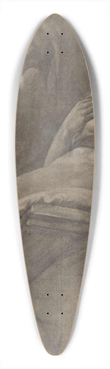 Charles Mertens - Figure Study 39.3 inch art pintail longboard deck