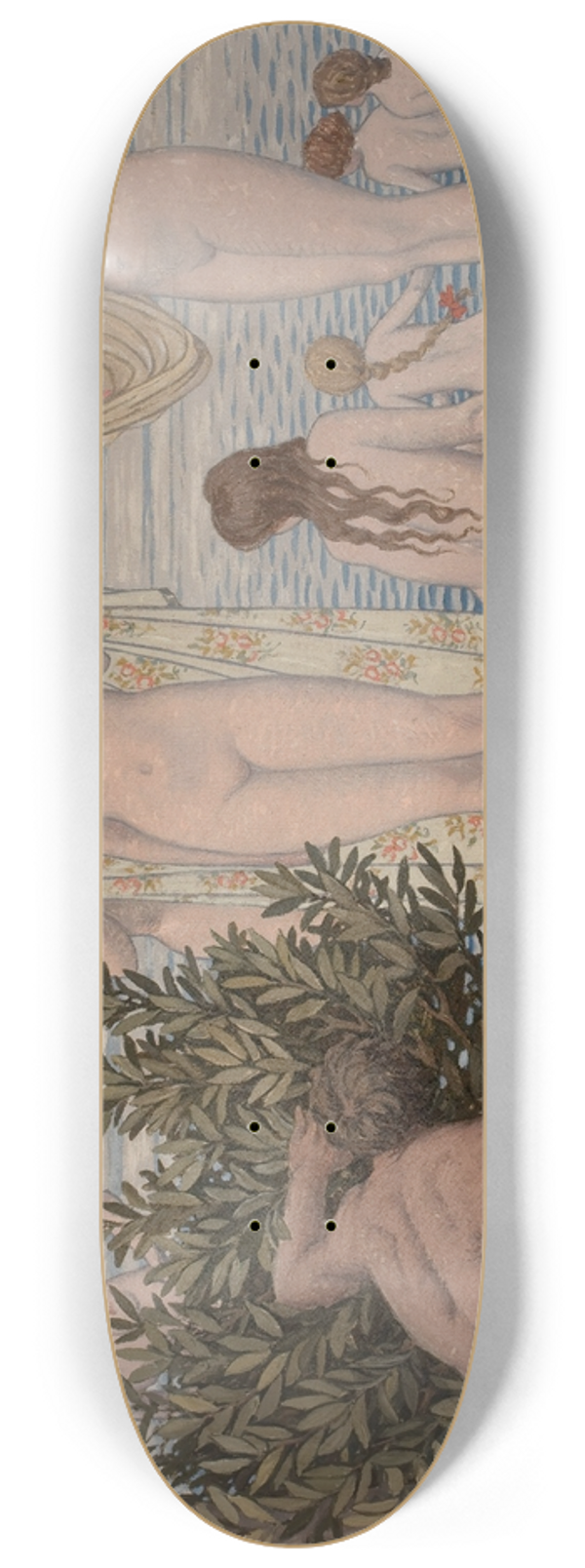 Bryson Burroughs - The Bathers 8.25 inch art skate deck