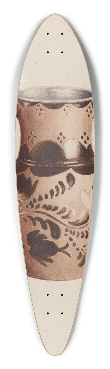 Charles Moss - Vase 39.3 inch art pintail longboard deck