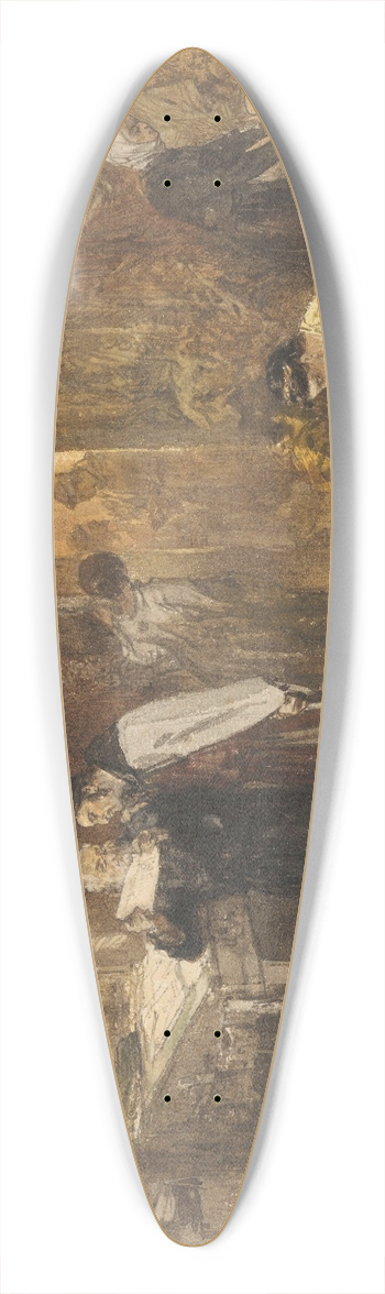 Charles Rochussen - Joodse bankiers 39.3 inch art pintail longboard deck