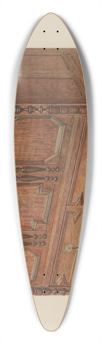 Charles Squires - Chest 39.3 inch art pintail longboard deck