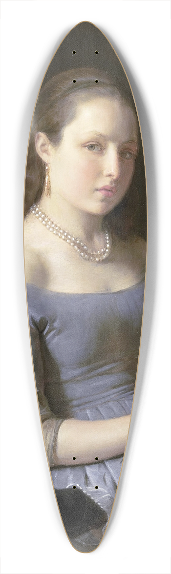 Charles van Beveren - The Duet 39.3 inch art pintail longboard deck