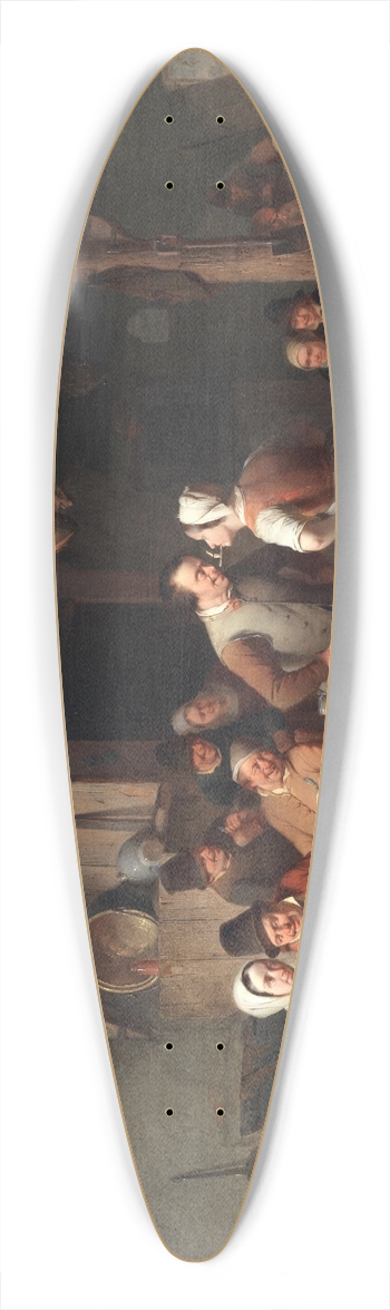 Charles Venneman - Passing the candle 39.3 inch art pintail longboard deck
