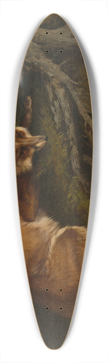 Charles Verlat - On the lurk 39.3 inch art pintail longboard deck