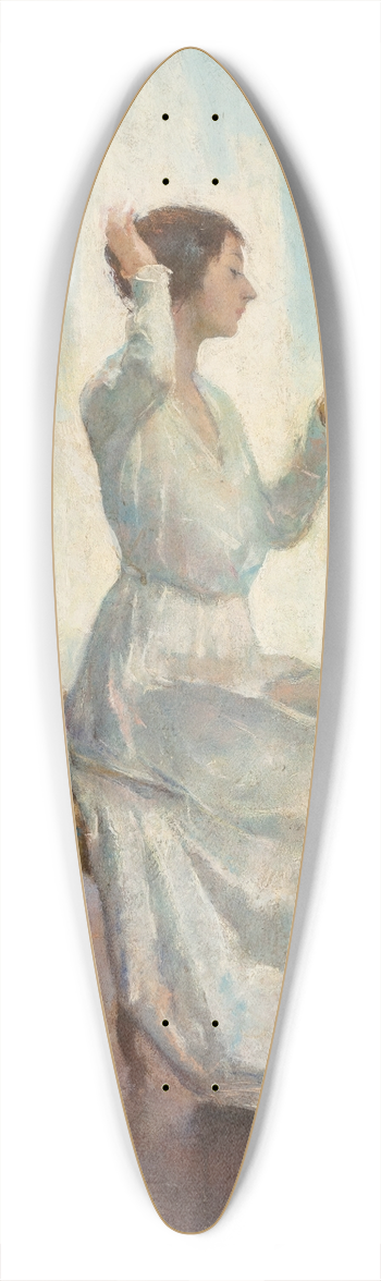 Charles Webster Hawthorne - Morning Sunlight 39.3 inch art pintail longboard deck