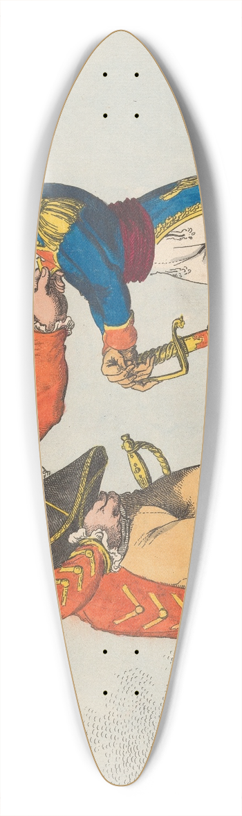 Charles Williams - Cross Examination 39.3 inch art pintail longboard deck