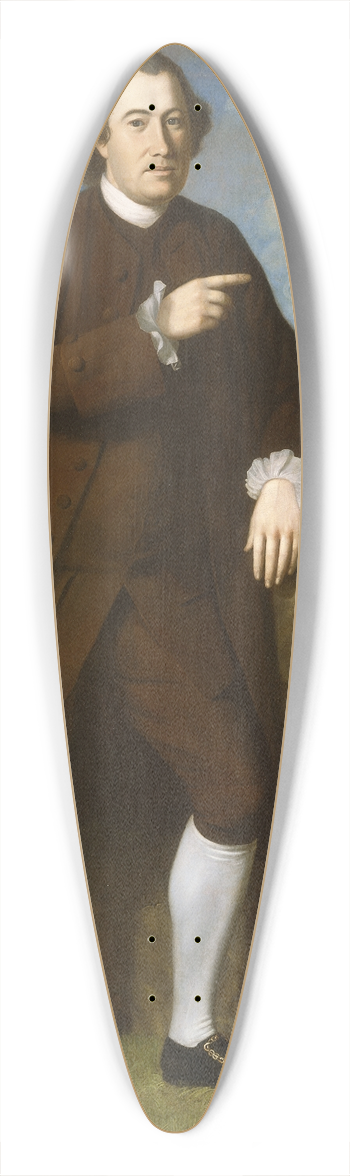 Charles Willson Peale - John Beale Bordley 39.3 inch art pintail longboard deck