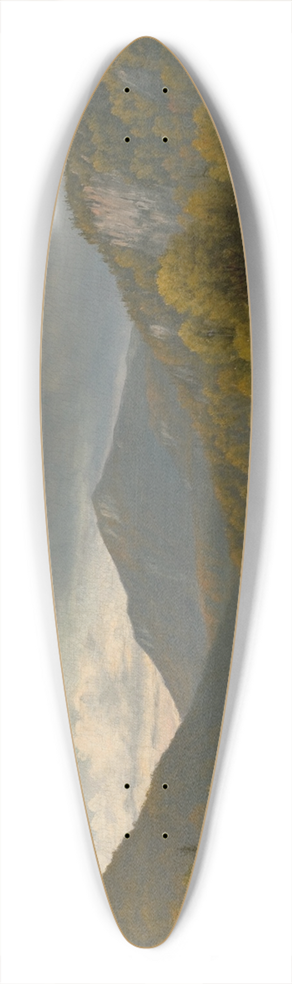 Charles W. Knapp - Catskill Vista 39.3 inch art pintail longboard deck