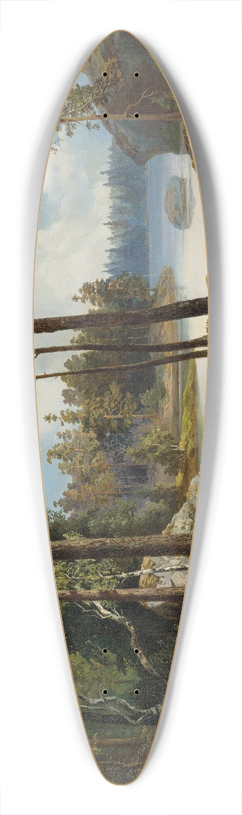 Charles XV of Sweden - View from Vrmd 39.3 inch art pintail longboard deck