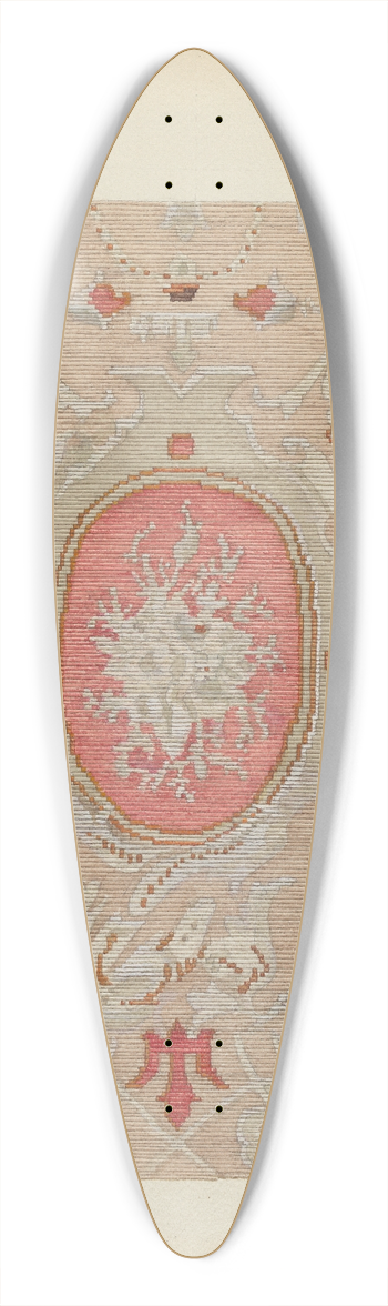 Charlotte Winter - Brussels Carpet 39.3 inch art pintail longboard deck