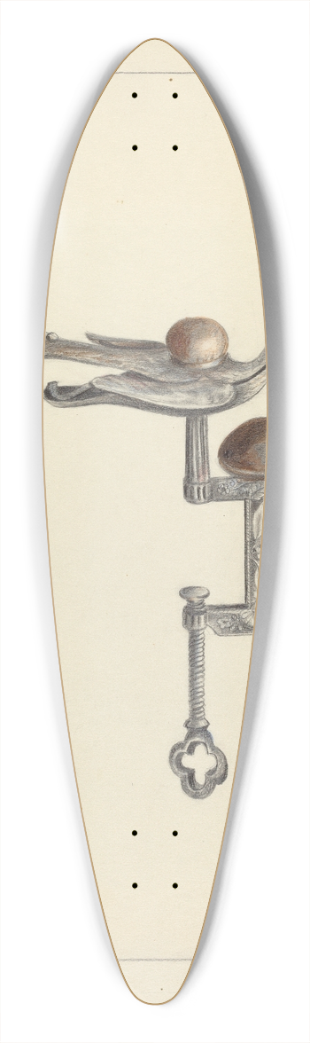 Charlotte Winter - Sewing Bird 39.3 inch art pintail longboard deck