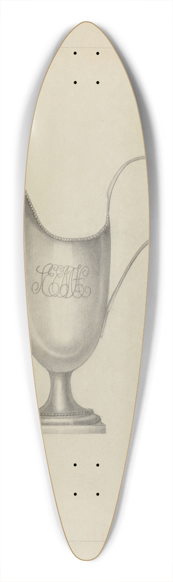 Charlotte Winter - Silver Pitcher 39.3 inch art pintail longboard deck