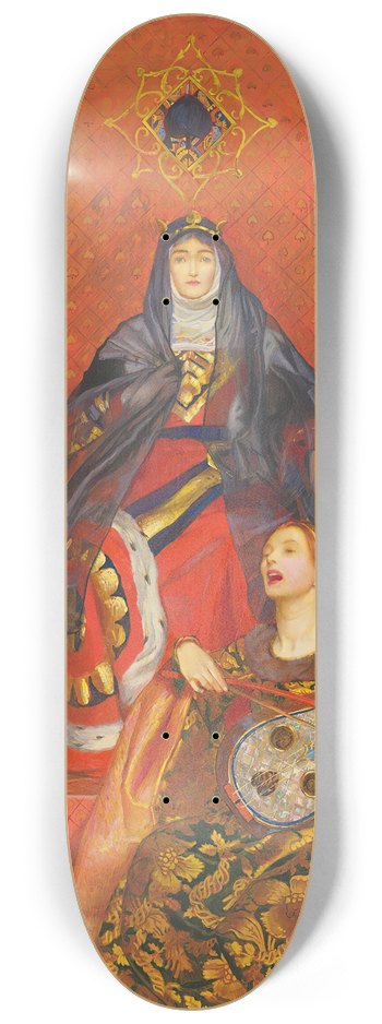 Byam Shaw - The Queen of Spades 8.25 inch art skate deck