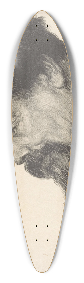 Chris Lebeau - Portret van Jan Toorop 39.3 inch art pintail longboard deck