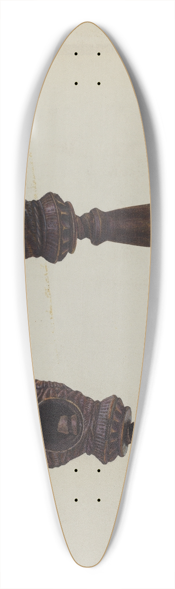 Chris Makrenos - Nutcracker 39.3 inch art pintail longboard deck