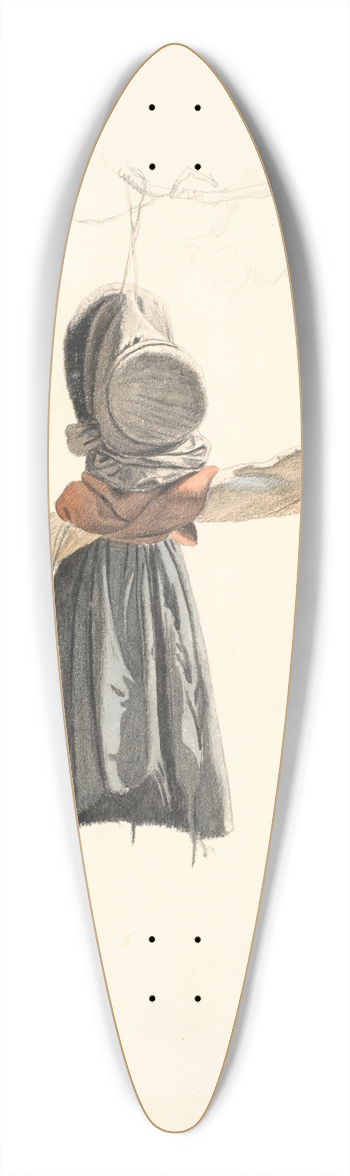 Christen Dalsgaard - Et fugleskrmsel 39.3 inch art pintail longboard deck