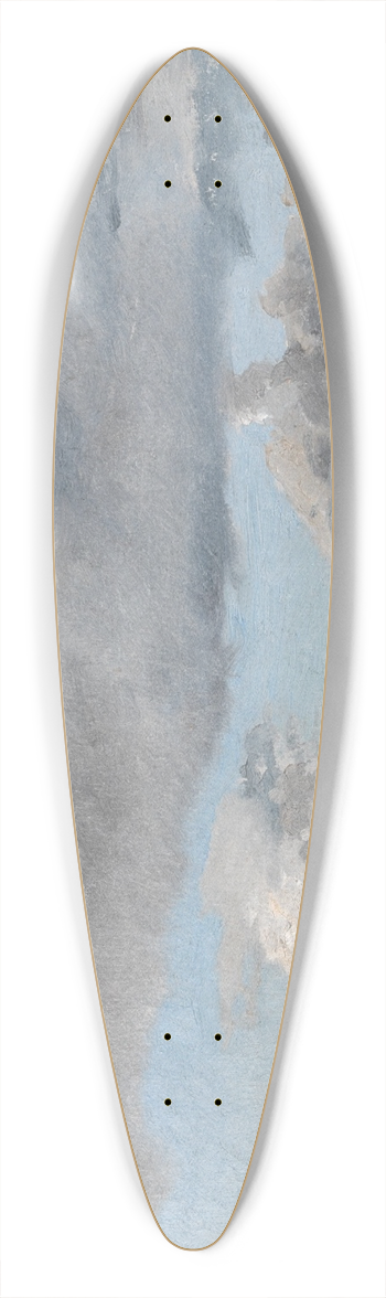 Christen Kbke - Studie af skyer 39.3 inch art pintail longboard deck
