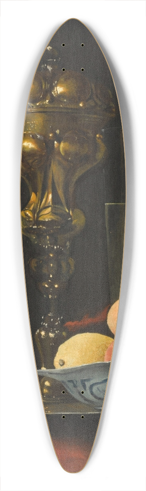 Christiaen Striep - Still life with a gilt cup on a silver plate, a porcelain bowl with fruit, a roemer, and a wine glass, all on a wooden table draped in red fabric 39.3 inch art pintail longboard deck Christiaen Striep - Still life with a gilt cup on a silver plate, a porcelain bowl with fruit, a roemer, and a wine glass, all on a wooden table draped in red fabric 39.3 inch art pintail longboard deck