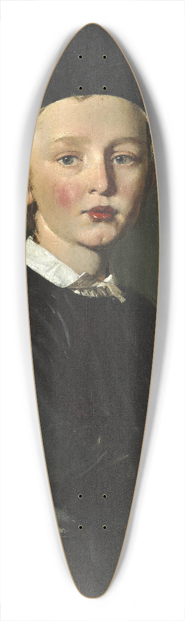 Christian Albrecht Jensen - Portrt af kunstnerens sn Peter 39.3 inch art pintail longboard deck