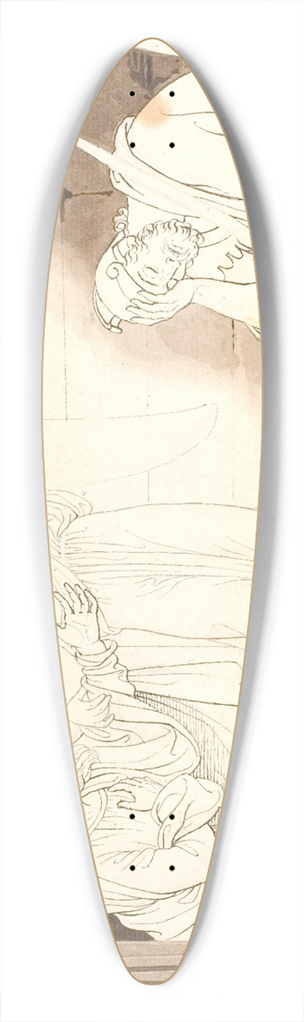 Christian Gottlieb Kratzenstein-Stub - Peters udfrielse af fngslet 39.3 inch art pintail longboard deck