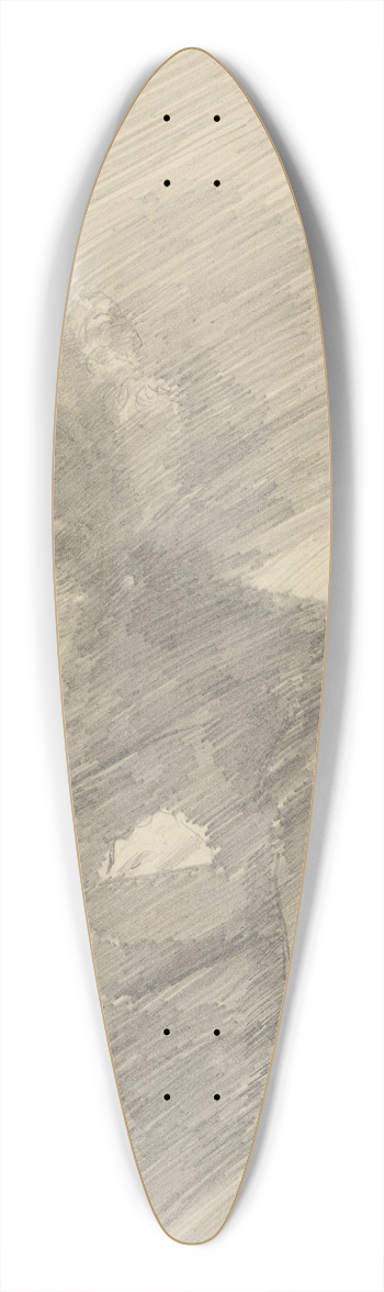 Christian Krohg - Holger Drachmann 39.3 inch art pintail longboard deck