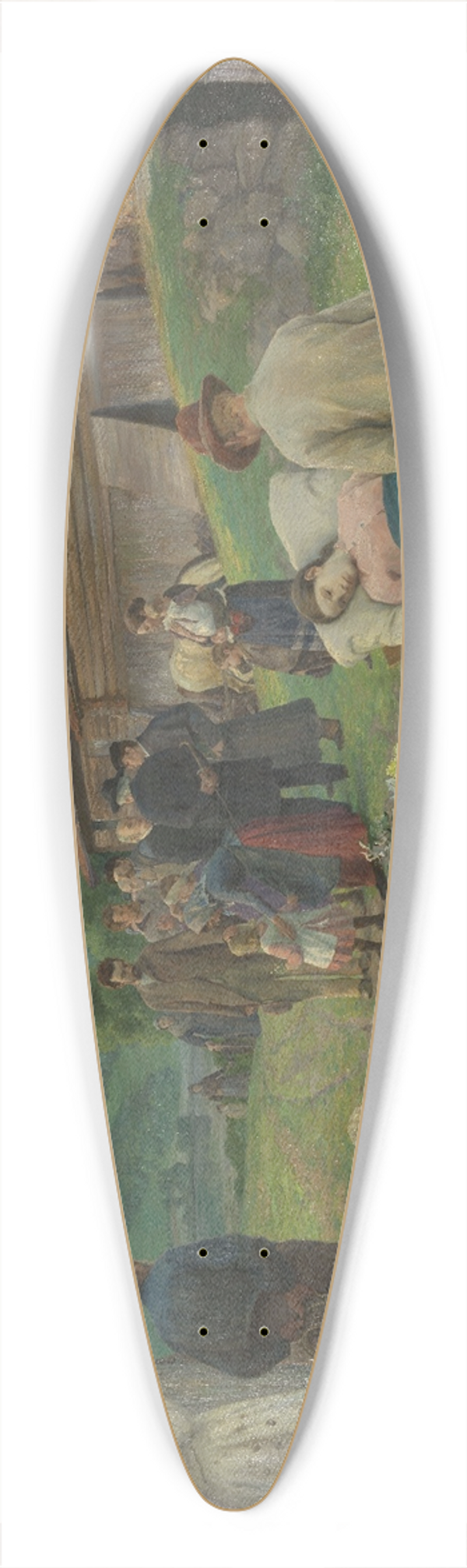 Christian Skredsvig - The Son of Man 39.3 inch art pintail longboard deck