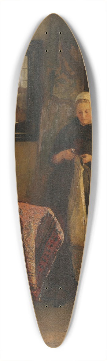 Christoffel Bisschop - A Sunny Corner 39.3 inch art pintail longboard deck