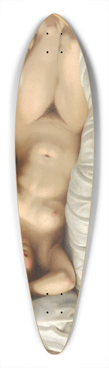 Christoffer Wilhelm Eckersberg - Liggende model 39.3 inch art pintail longboard deck