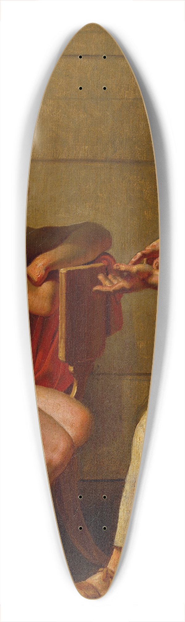 Christoffer Wilhelm Eckersberg - Socrates And Alcibiades 39.3 inch art pintail longboard deck