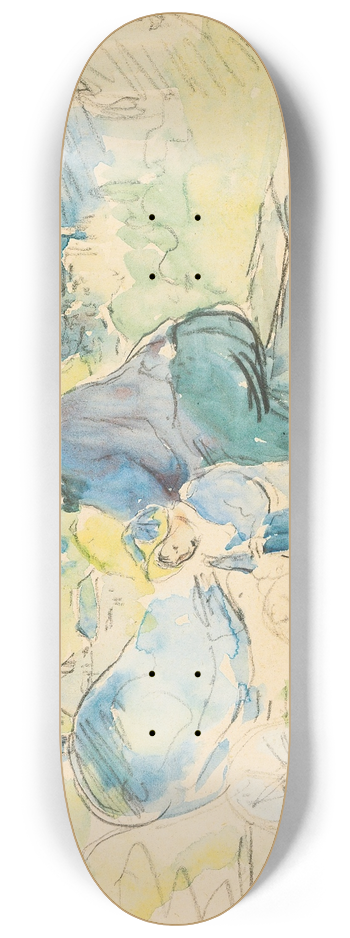 Camille Pissarro - Au Parc 8.25 inch art skate deck