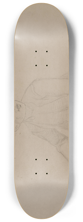 Adolph Tidemand - Gutt med sko i hendene 8.25 inch art skate deck