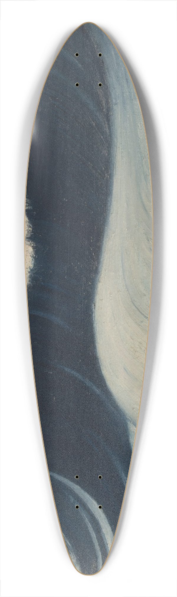 Christopher R. W. Nevinson - The Wave 39.3 inch art pintail longboard deck
