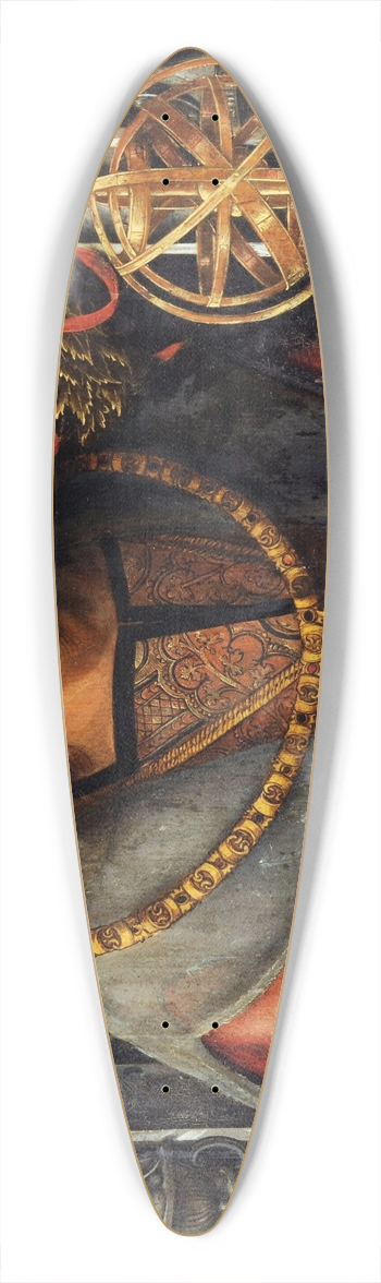 Circle Of Ambrosius Holbein - Idealized Portrait Of Ptolemy 39.3 inch art pintail longboard deck