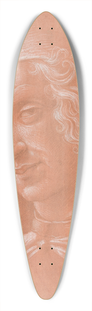 Circle of Domenico Ghirlandaio - Head of a Man Wearing a Cap 39.3 inch art pintail longboard deck