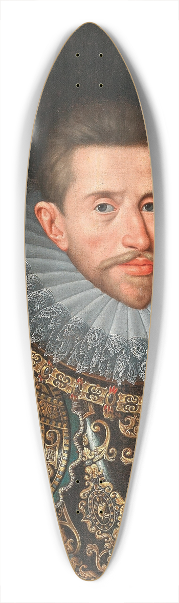 Circle of Frans Pourbus II - Portrait Of Archduke Albert Of Austria (15591621) In Armour 39.3 inch art pintail longboard deck