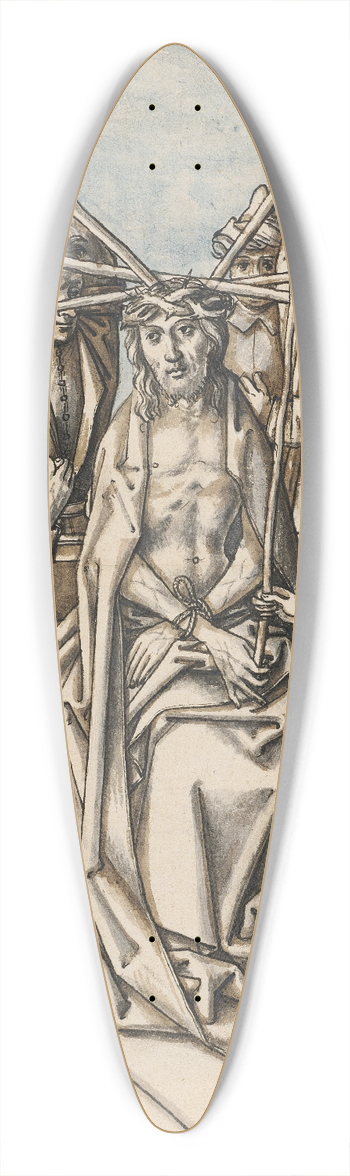 Circle Of Hans Holbein The Elder - Christs crowning of thorns 39.3 inch art pintail longboard deck