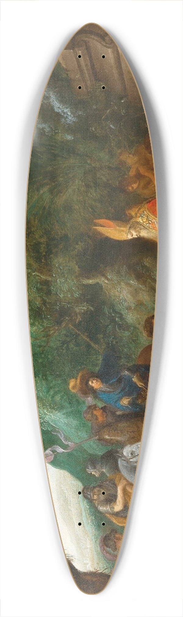 Circle of Jacob Symonsz. Pynas - Abraham and Melchisedek 39.3 inch art pintail longboard deck